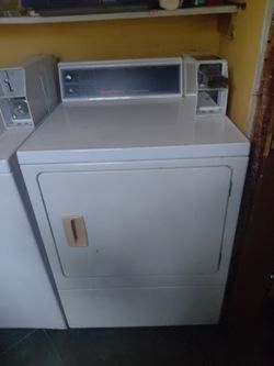 Coins Washer and dryer
