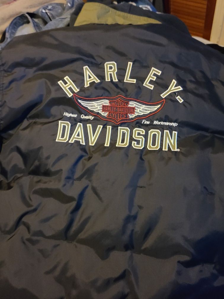 Harley Davidson reversible winter jacket