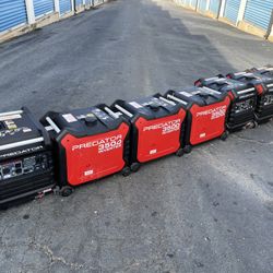 We have a big sale on generators Predator generator 3500w