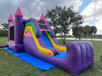 Commercial Bouncy House 5in1 Super Combo Princess Inflatable CO2154