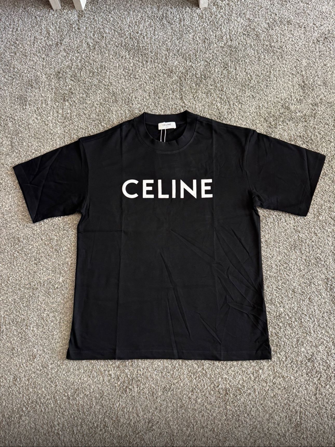 CELINE loose Cotton T-shirt