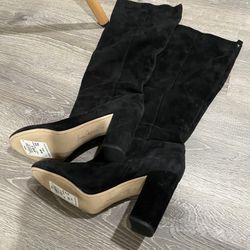 Sam Edelman Size 9.5 is Women’s Suedes Knee Boots Store Display W/ Sticker Price Tag