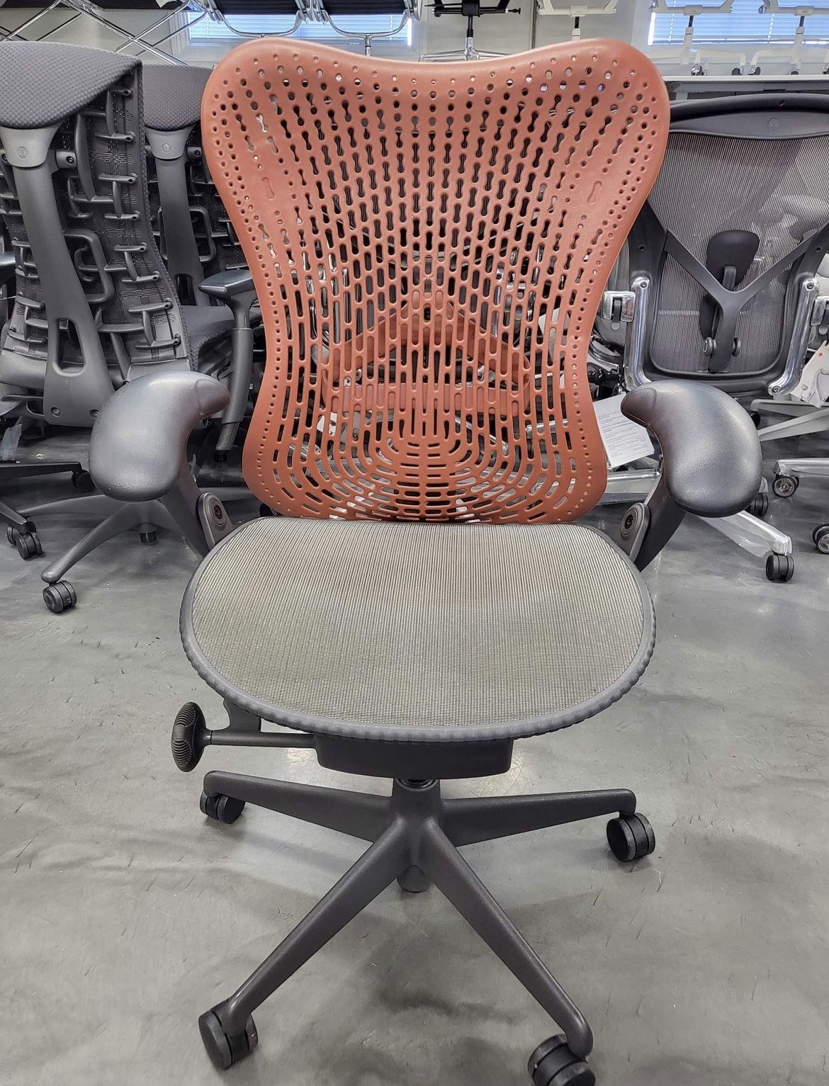 Used Herman Miller Mirra 1 Orange On Sale $299