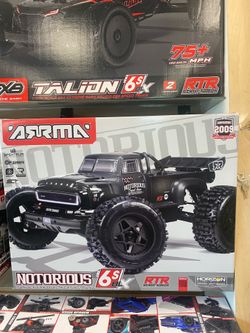 Arrma Notorious 6S 1/8 4WD Stunt Truck