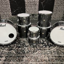 Pearl Maple Gum Masters SHELL BANK drum kit