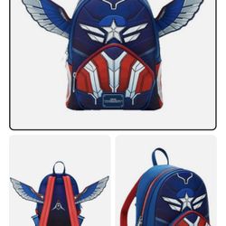 NWT Captain America Disney Loungefly Backpack