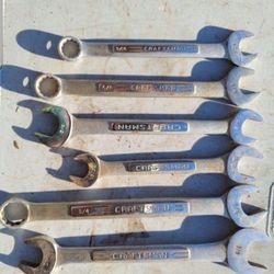 6pc CraftsMan Toot Wrenches Sizes Pictured