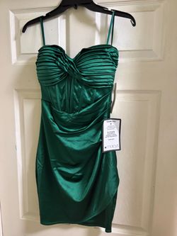 Emerald Green evening dress