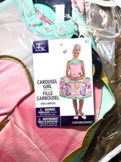 Brand New Carousel Girl costume for toddlers size 3T-4T