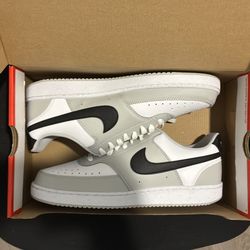 Nike Court Vision Low - Grey Fog/Black-White