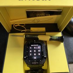 Invicta Smart Watch Chassis  With Apple Watch 