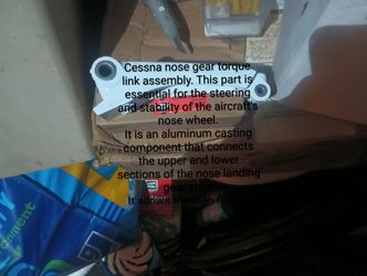 Cessna nose gear torque assembly