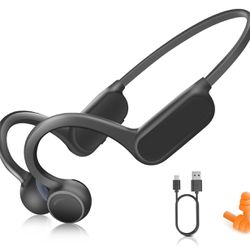 DnGeky Bone Conduction Headphones, Open Ear Headphones Sports Wireless Earphones, Bluetooth Headphones with Built-in Mic,Up to 8 Hours Playtime,Runnin