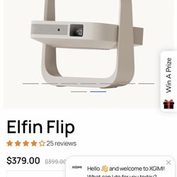 XGIMI Elfin Flip Portable Projector｜Like New｜$230