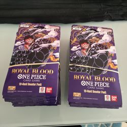 One Piece booster pack trading card bundles