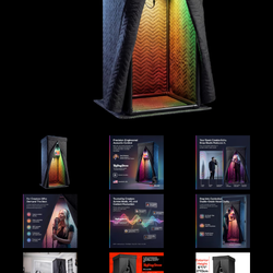 Snap studio portable vocal booth