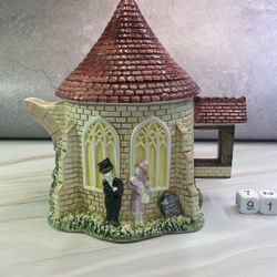 Gorgeous Leonardo Novelty Collectors Decorative Round Church Chapel With Christening Tea Pot. Excellent condition.