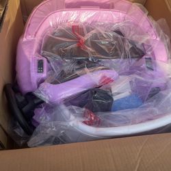 Glaf 12V Baby Bumper Car Electric Ride On Bumper Car for Kids with Parent Remote Control