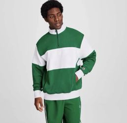 Champion Men's Club Sport Pullover 1/4 Zip French Terry Sweatshirt Half Zip