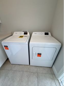 Brand-New Whirlpool Washer & Electric Dryer Set