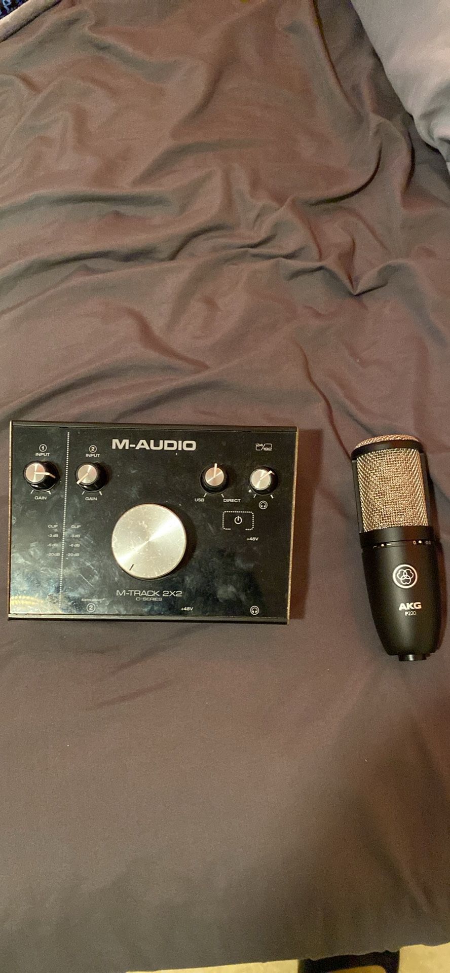 XLR Mic With Interface