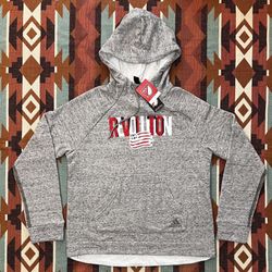 MLS Adidas New England Revolution Hoodie Heather Gray Hoodie Women’s Small “NWT”