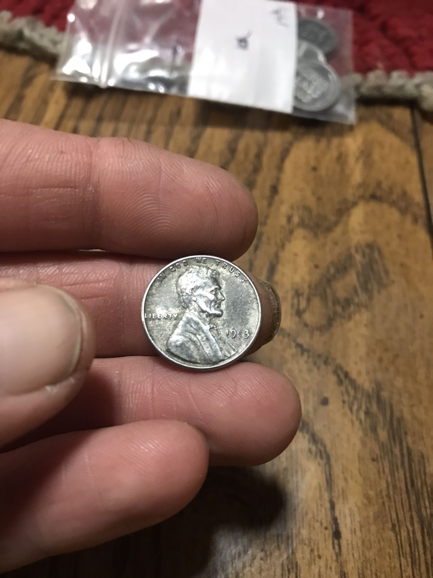 1943 steel penny with error
