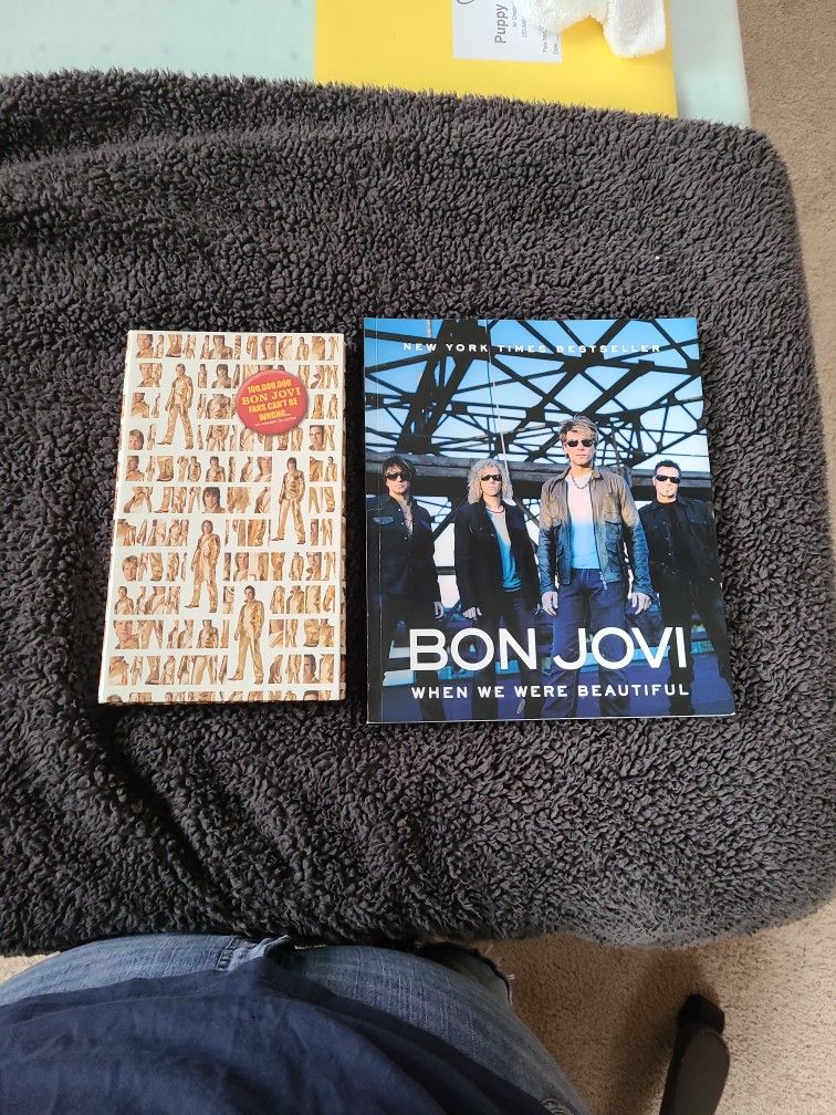 Jon Bon Jovi Book And 5pk CD's