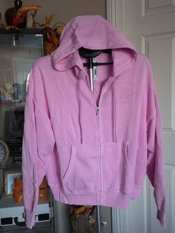 Victoria's Secret PINK Zip-Up Hoodie nwt size L