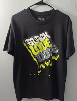 Phatcat “Black Love Is Dope” T Shirt, Size Medium. Black. New w/ Tag.