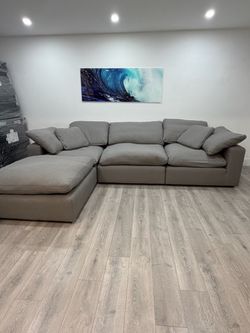 Free delivery 🚚 CLOUD COUCH SECTIONAL MODULAR SOFA GRAY