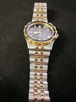 Vintage April 1987 Seiko Sports 100 Quartz Diver 8123-7199 Two-Tone - MINT