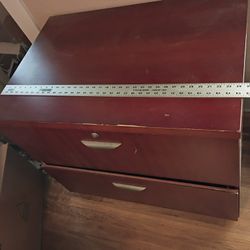 Wooden File Cabinet