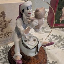 Christmas Time Mime Hallmark Keepsake Christmas Ornament 1987 Porcelain Circus