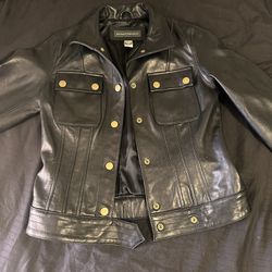 Leather Jacket Banana Republic 