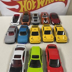 Hot Wheels & Matchbox Mix JDM Honda Nissan Euro Lot of 13 Fresh Pull Loose & New