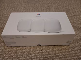Google Nest wi fi Pro 6e AXE5400 mesh Router (3 pack)
