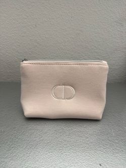 Dior pink beige makeup pouch