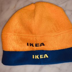 IKEA EMBROIDERED BEANIE HATS FLEECE (2) SOLD IN SWEEDEN “ONLY” TWO COLORS NEW/ UNUSED 