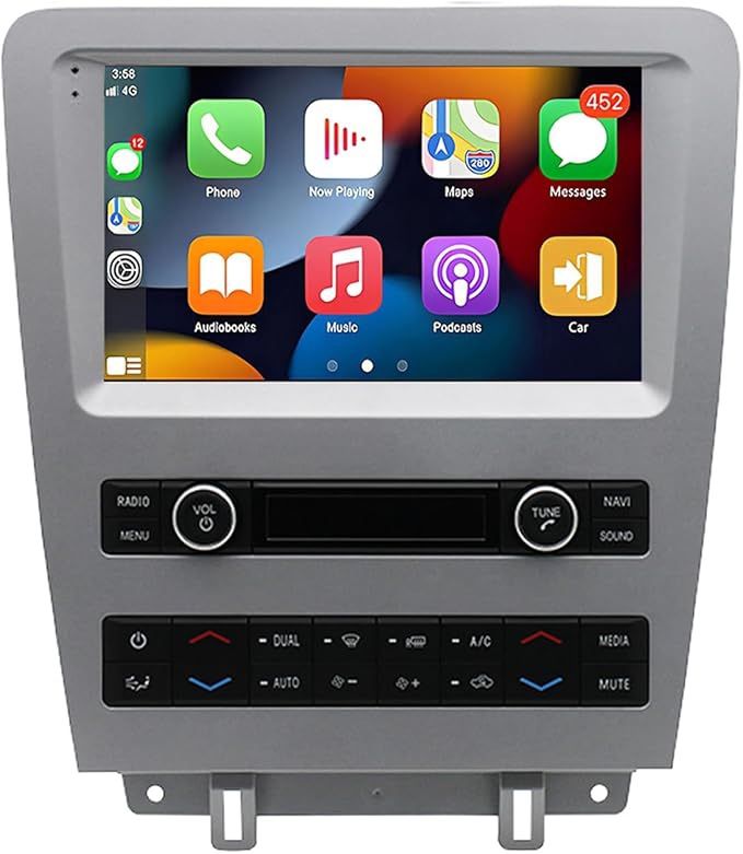 Double Din Car Stereo Radio for Ford Mustang 2010 2011 2012 2013 2014 