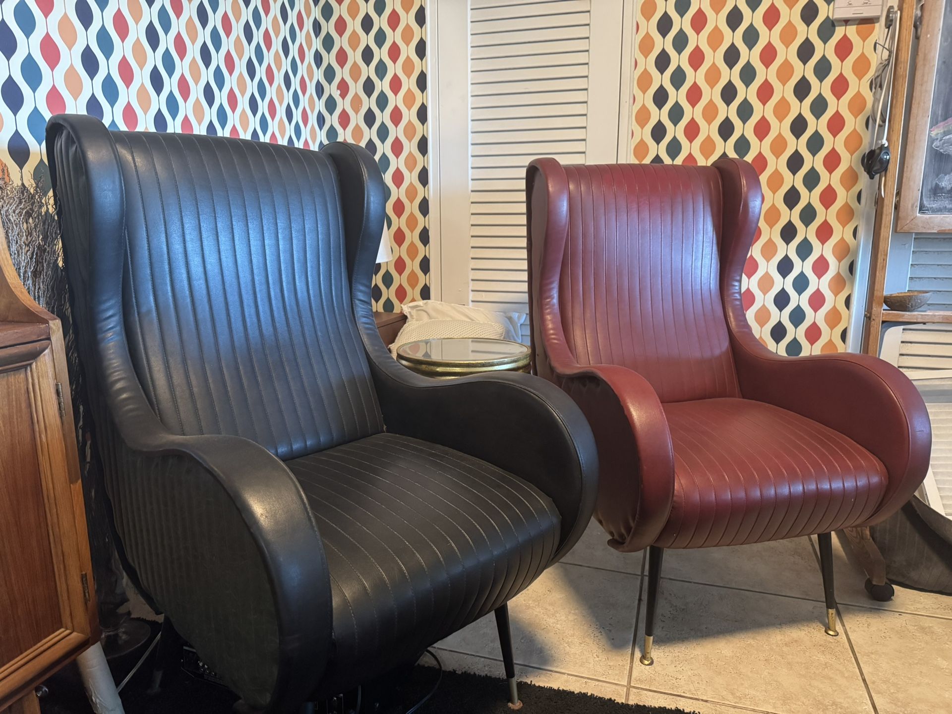 two real vintage armchairs in excellent condition!