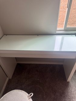 Ikea Glass Top Desk