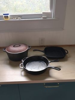 Cast Iron Cookware Set – 4 Pieces