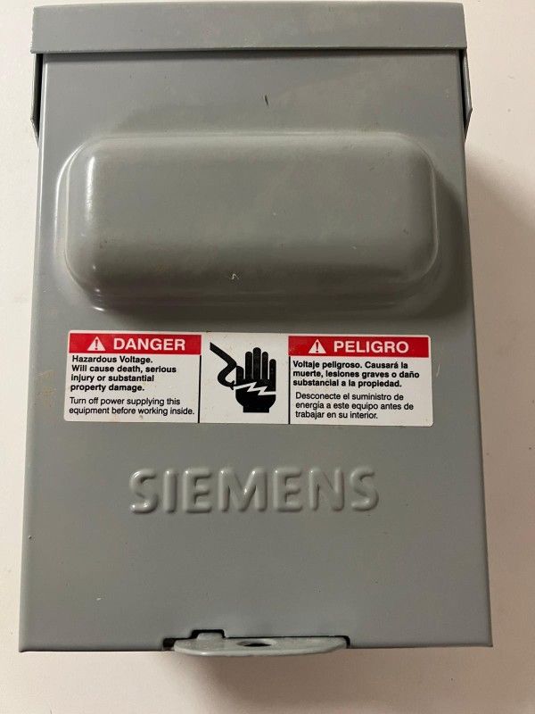 Siemens WN2060 AC Disconnect switch
