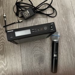 SHURE SLX4 BETA 87a WIRELESS MICROPHONE 🎤 LIKE NEW