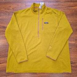 Patagonia Men's R1 Pullover Cosmic Gold Size 3XL