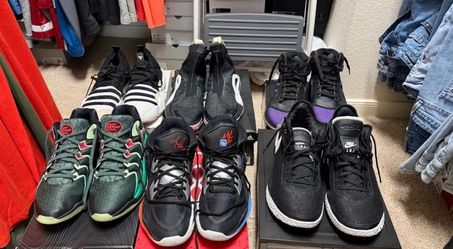 Nike and Adidas Basketball Shies size 13, 13.5, & 14 NEED GONE