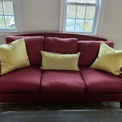 Red Sofa - Unbranded