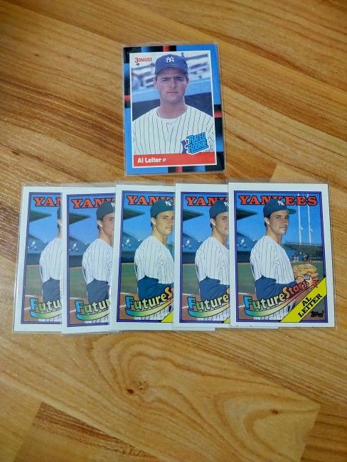 Lot Of 4 Al Leiter Baseball Cards