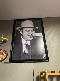 Framed Al Capone Print